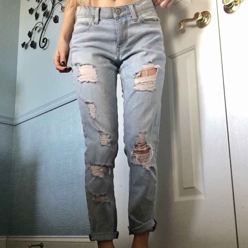 Light Wash Express Boyfriend Jeans
